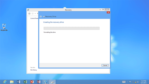 Windows 8 Load Recovery Drive